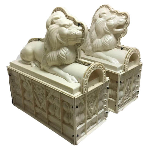 Reazone Molds RZS04 Large Lion Shape Plastic ABS Cement Mould Concrete Mold Farmwork