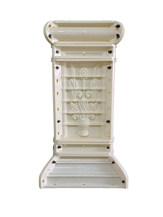 Reazone Molds Square Pillar pier Mold, Roman Pillar pier Column, European Square Pillar pier Foot Model