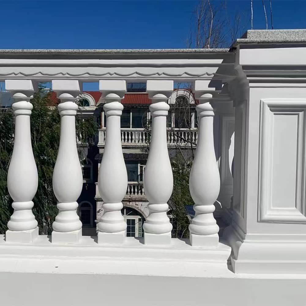 Roman Columns Railing Mold Balcony Fence Flower Bottle Armrest Cement Column Thick Model European Style Villa is Padded