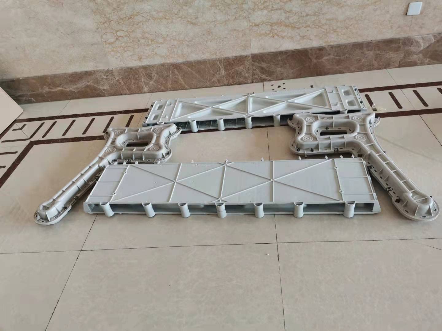 Reazone Molds precast Plastic Injection Concrete Cement Stone Bench Moulds for Outdoor Garden and Yard