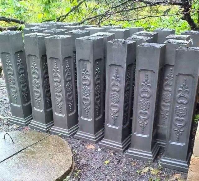 Reazone Molds 88cm Roman Column Mold prefabricated Cement Railing Barrier partition prefabricated Cement guardrail Corner Interval Mold