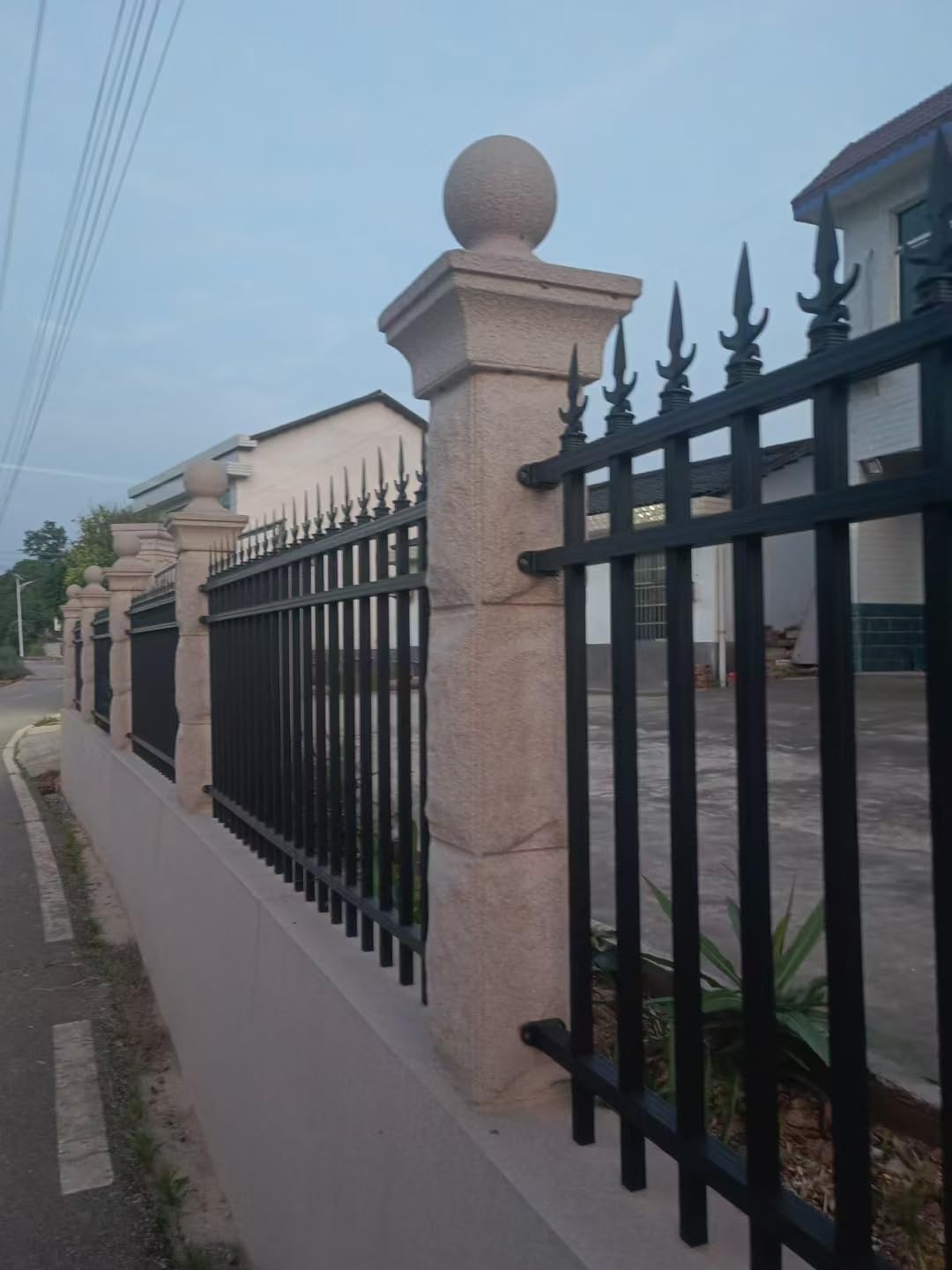 Reazone Molds Fence Art guardrail Cement Mold Outdoor Villa House 20 Spaced Columns Roman vase Installation Project, White, RZP-50