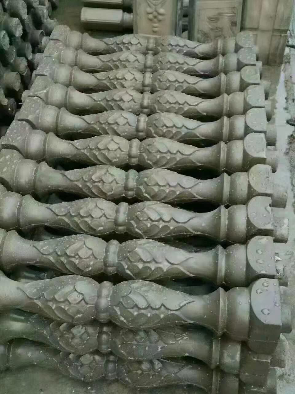 Decorative Precast Concrete Fire Shape Fence Baluster Column Vase Rail Mold