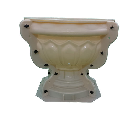 Reazone Molds Cement Pot Mold Bonsai Round Plastic Model European cast-in-Place Concrete