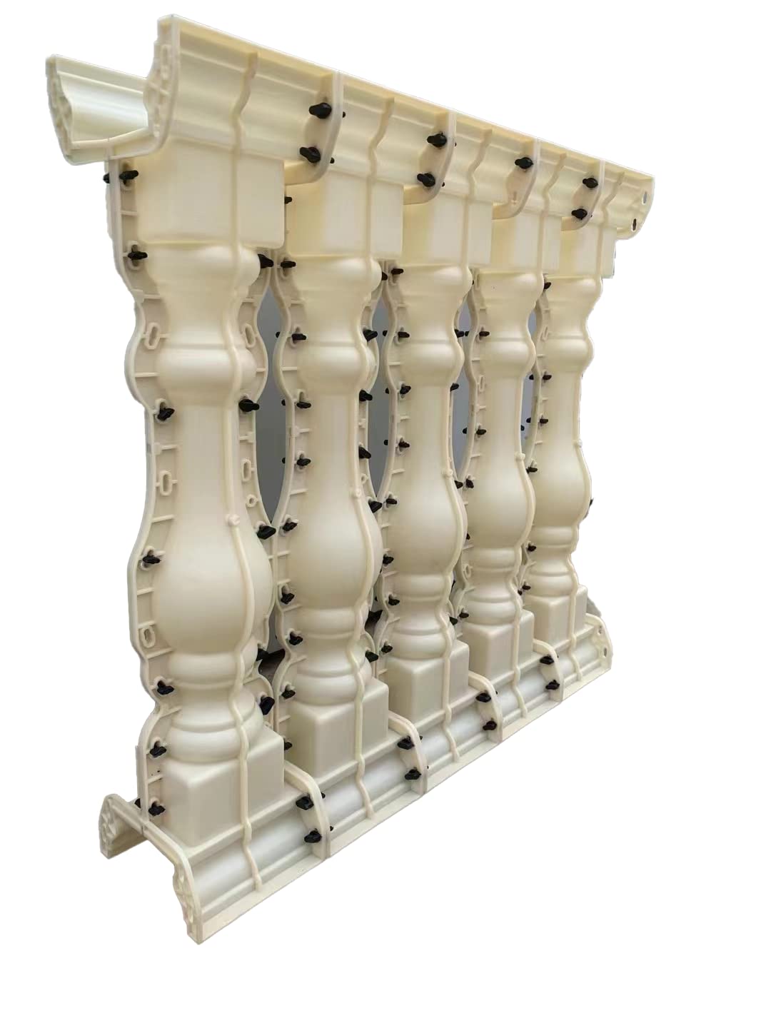 5 Per Meter ABS Terrace Casting Decorative handrail vase Column Concrete Fence Form Balustrade Mold