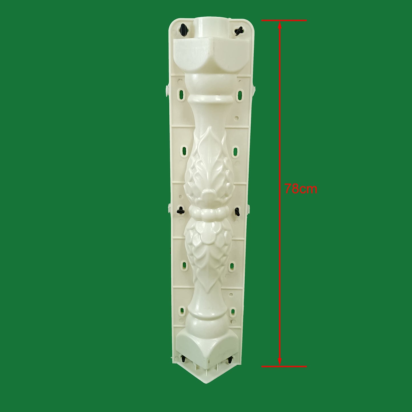 Decorative Precast Concrete Fire Shape Fence Baluster Column Vase Rail Mold