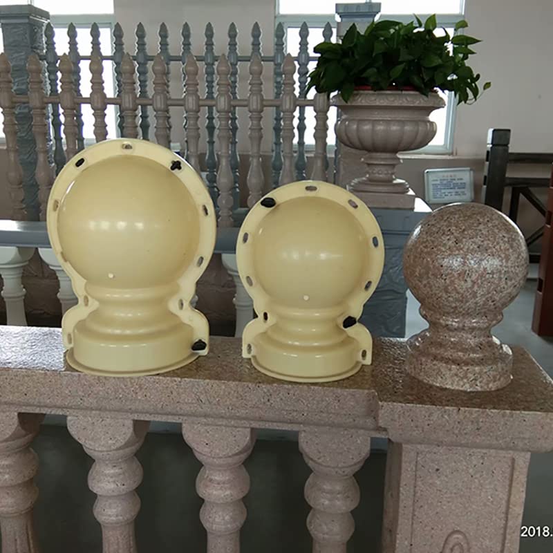 Reazone Molds Engineering Grade Material ABS Light Yellow Plastic Diameter 22cm Factory Price Low MOQ Railing Decoration