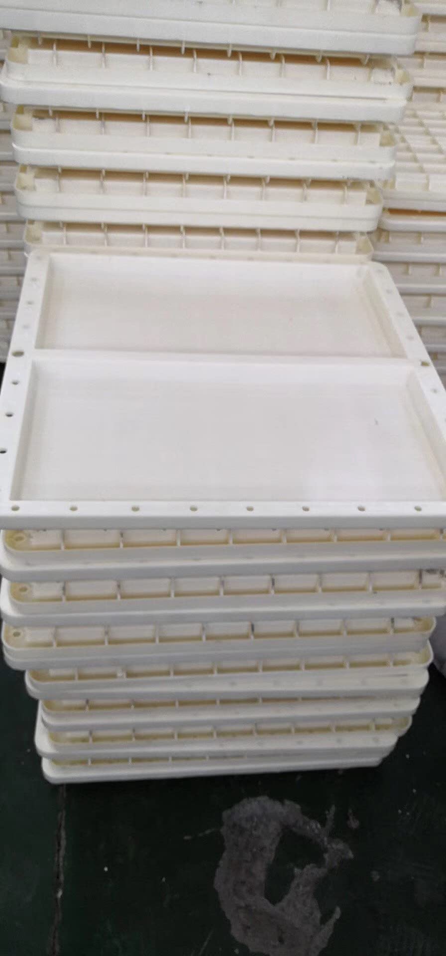 Reazone Molds 40cm(15.75in) Pavemengt Mould ABS Paving Stone Cement Tiles Plastic Mold
