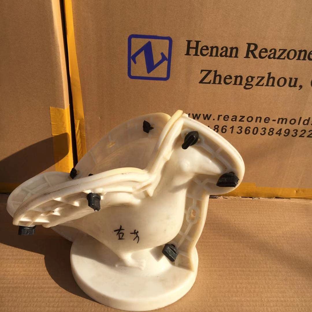 Reazone Molds ABS GRC Cute DIY Die Pigeon Wing Dove Peacock Cement Concrete Villa Home Balcony Gardening Animal Statue Round Ball