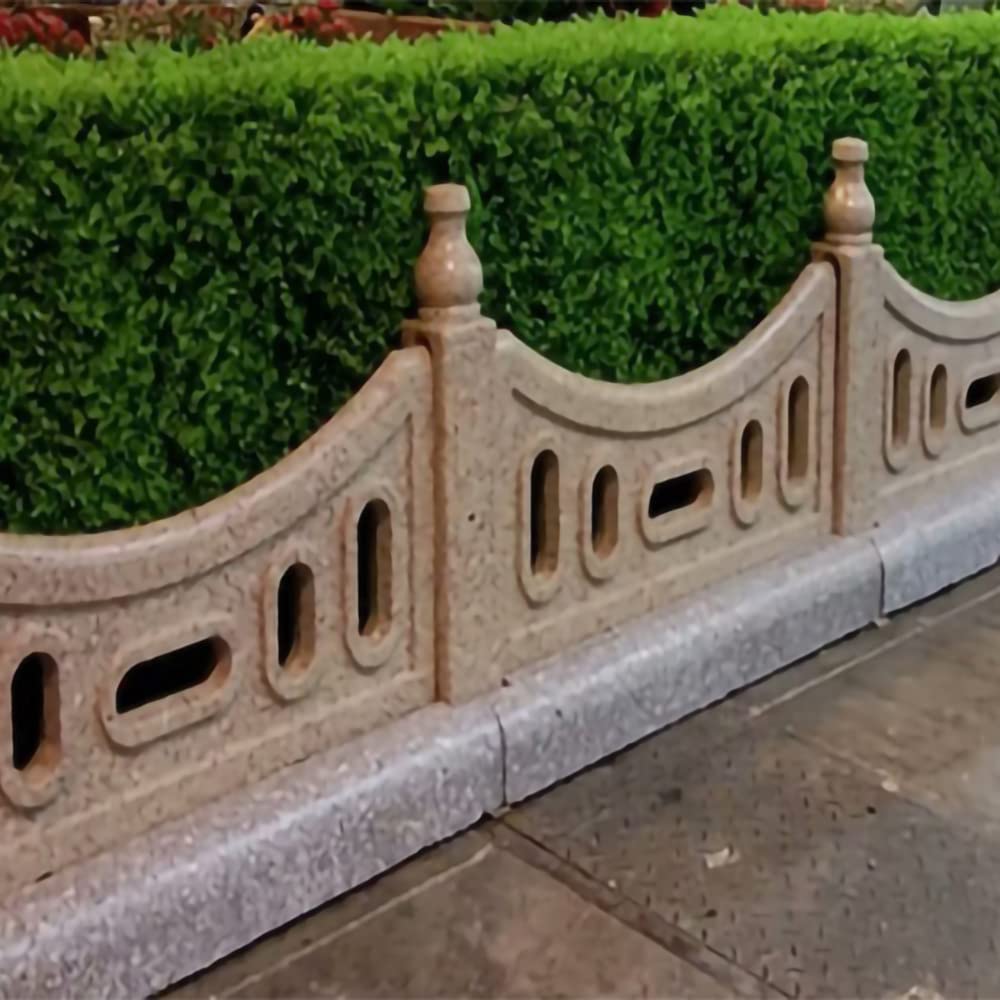 Reazone Molds Lawn Guardrail Mould 84.2x66cm Concrete Prefab Imitation Stone Garden Villa Landscape