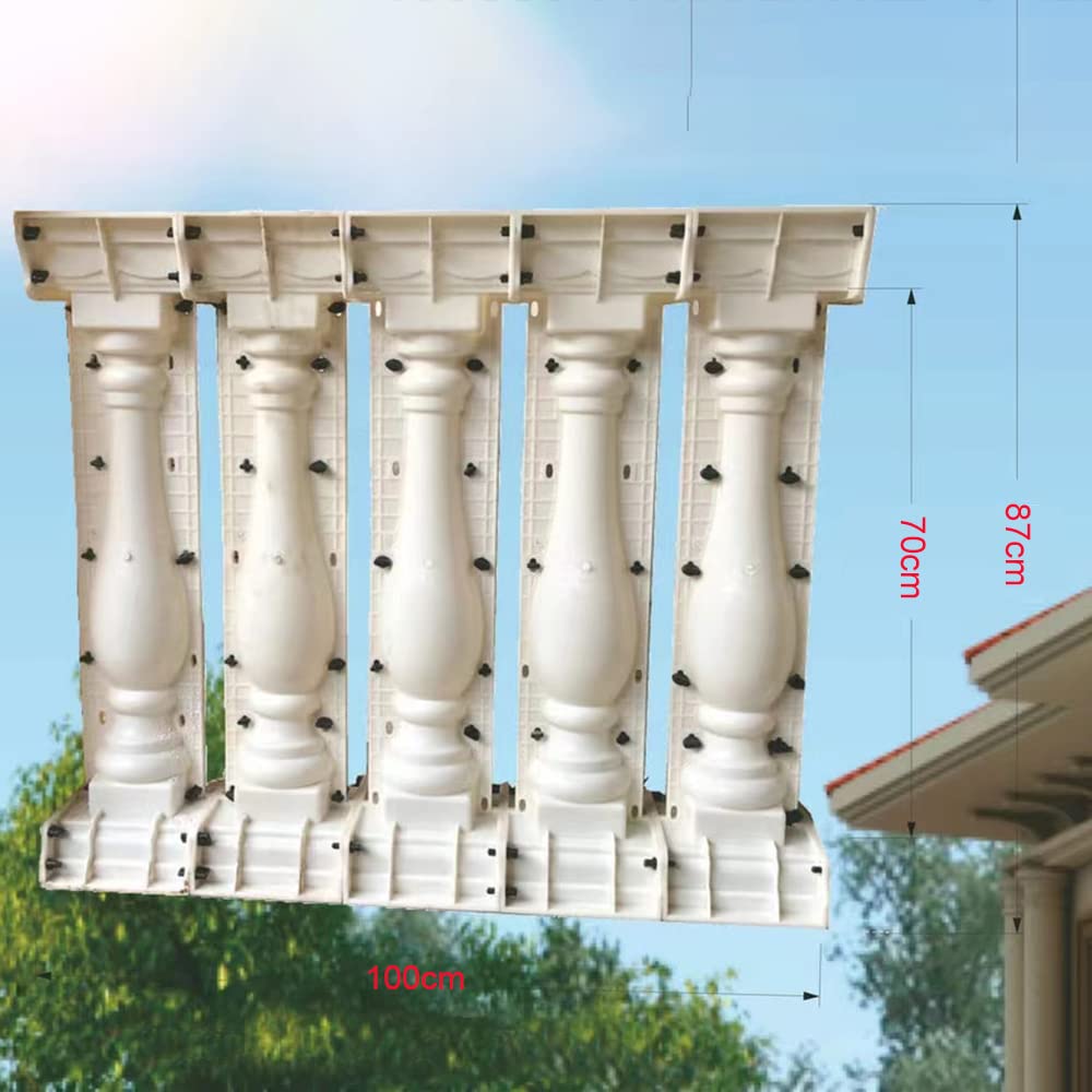 Roman Columns Railing Mold Balcony Fence Flower Bottle Armrest Cement Column Thick Model European Style Villa is Padded