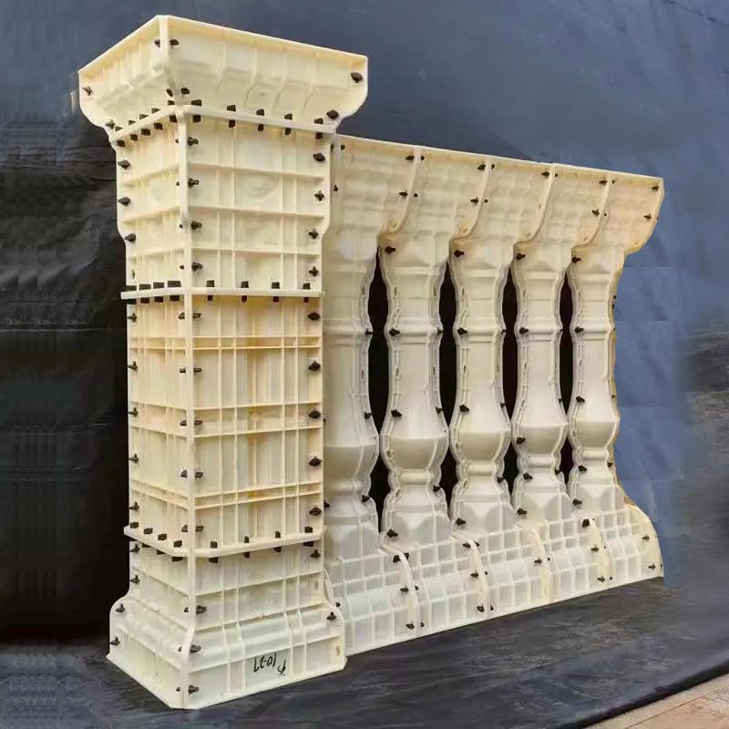 The Carved Railing Carved Roman Pillar Mold European -Style Villa Cement Homemade Balcony Fence Complete Set Model
