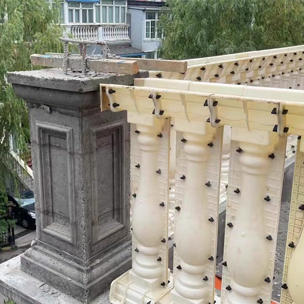 Roman Columns Railing Mold Balcony Fence Flower Bottle Armrest Cement Column Thick Model European Style Villa is Padded
