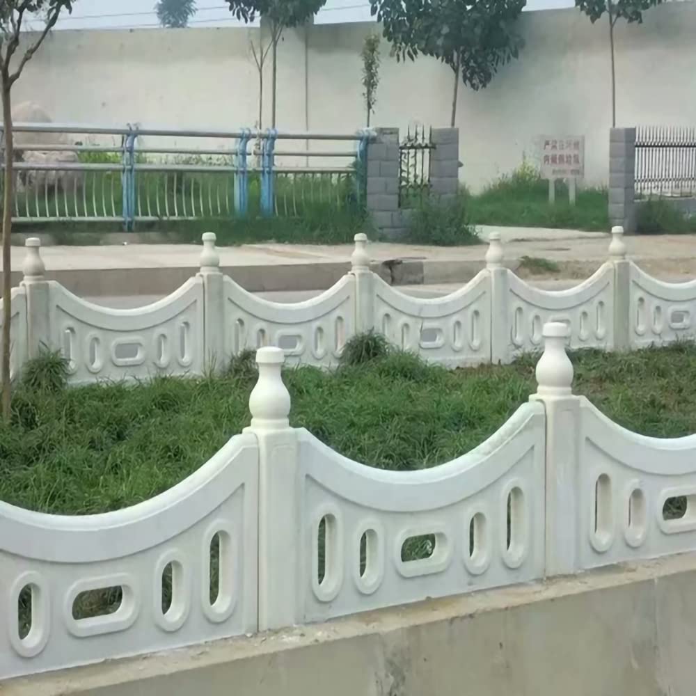 Reazone Molds Lawn Guardrail Mould 84.2x66cm Concrete Prefab Imitation Stone Garden Villa Landscape