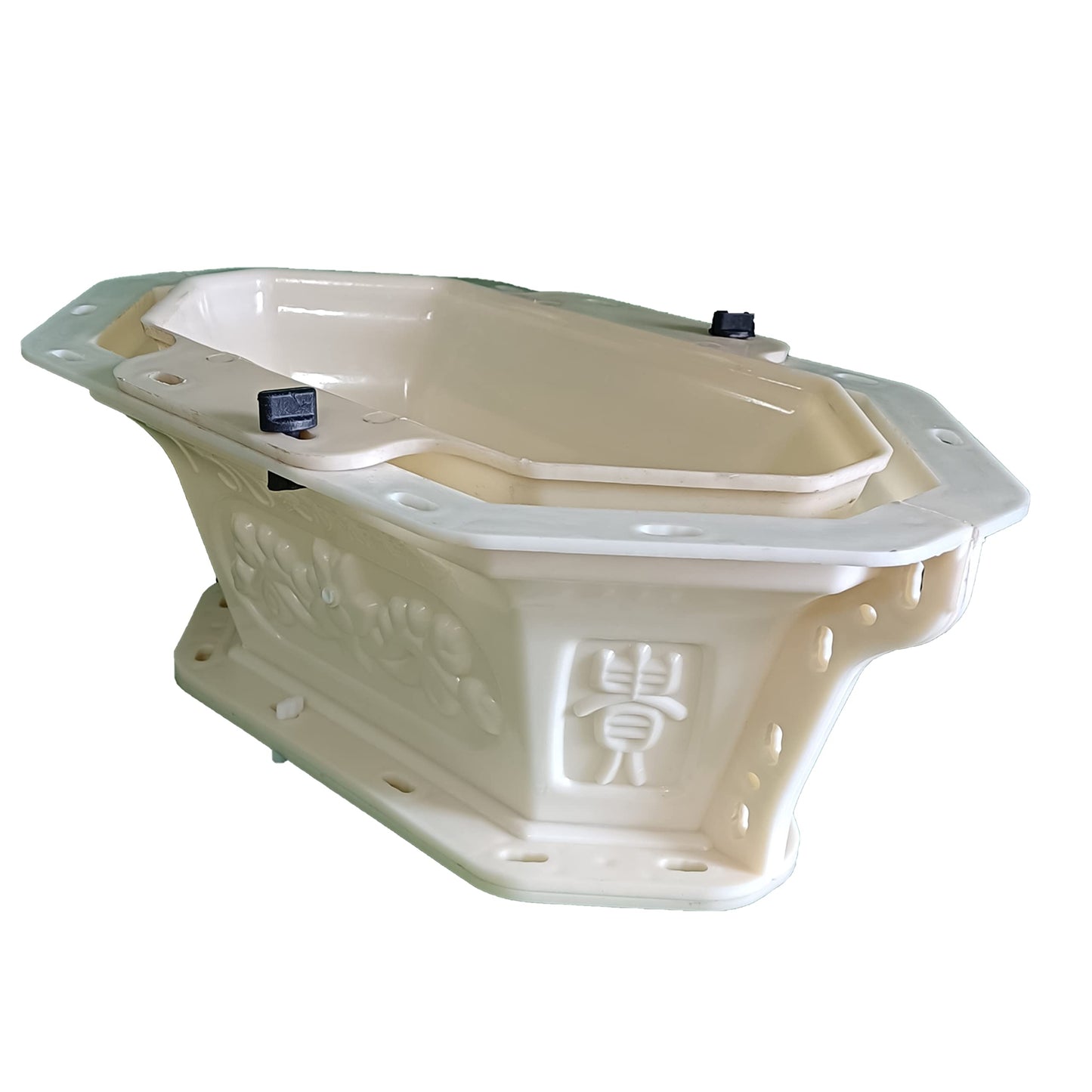 Reazone Molds Diamond-Shaped Home-Made Flower Pot Mold, New Concrete ABS Material Model