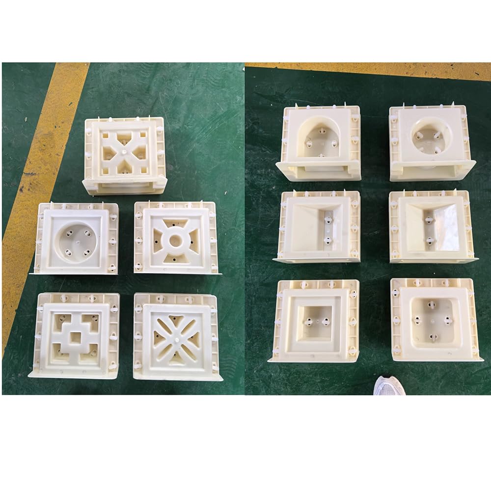 Cement net red double sided hollow brick plastic mold decoration decorative wall Concrete and Plastic Junction Box Enclosures, 20cm x 20cm x 10cm