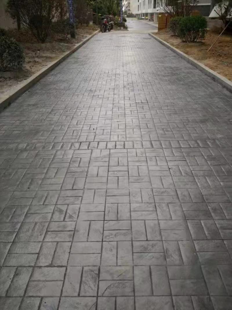 Reazone Molds Concrete Embossed Floor Mold Compression molding Material Cement Pavement Printing Construction Fan-Shaped Stone Pattern