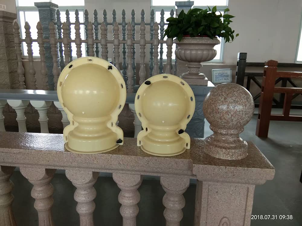 Reazone Molds Engineering Grade Material ABS Light Yellow Plastic Diameter 22cm Factory Price Low MOQ Railing Decoration