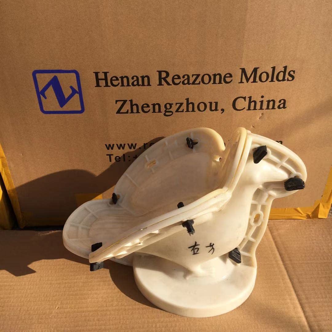 Reazone Molds ABS GRC Cute DIY Die Pigeon Wing Dove Peacock Cement Concrete Villa Home Balcony Gardening Animal Statue Round Ball