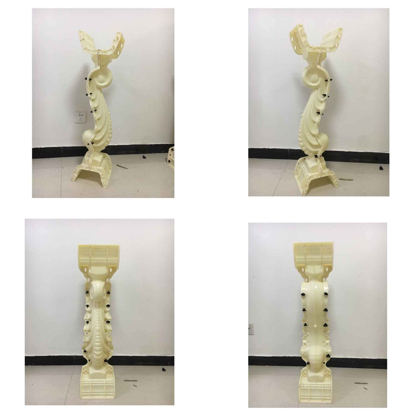 Modern Sea Horse Casting Decorative Baluster Rail Molds for Concrete