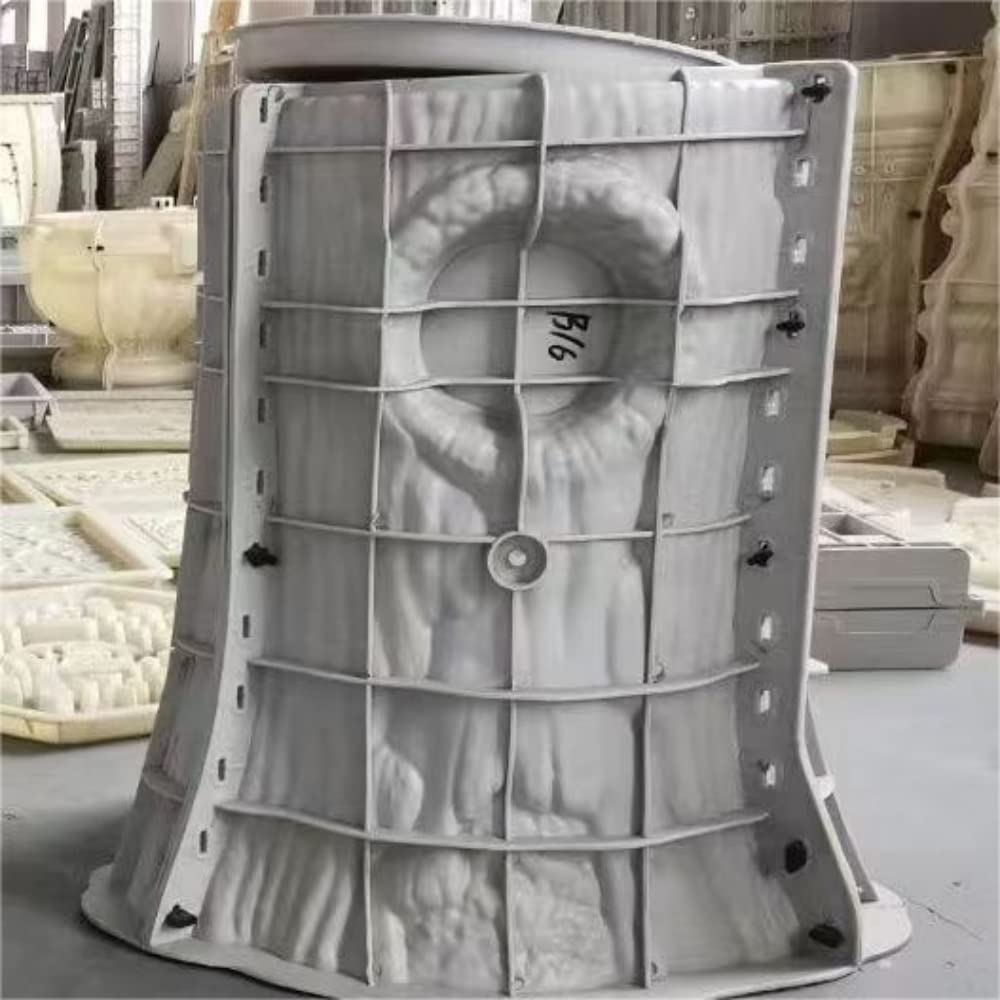 Reazone Molds Cement Imitation Bark Single Barrel of Peel Mold Outflow Cement Peel Category Trash Mould