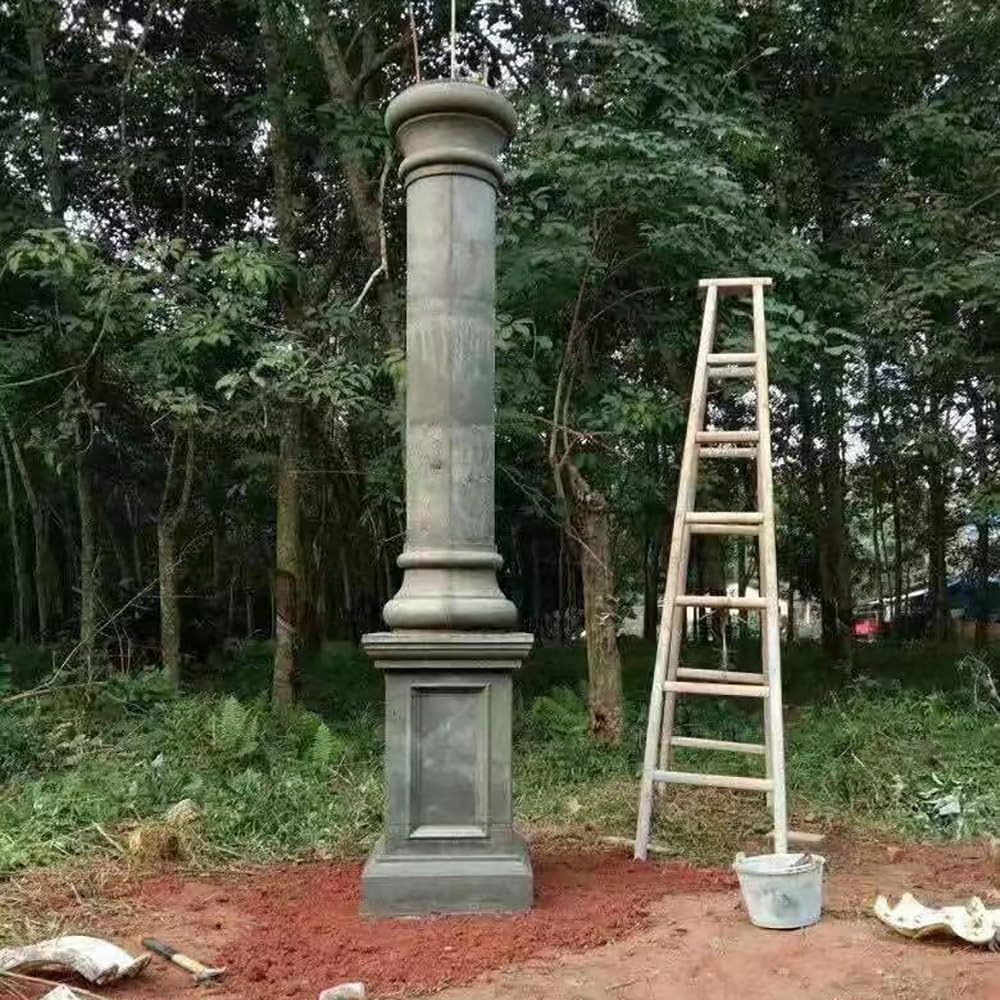 Round Smooth Roman Column Mold, Cylindrical Door, European Villa, Small Roman Column Model Building Template