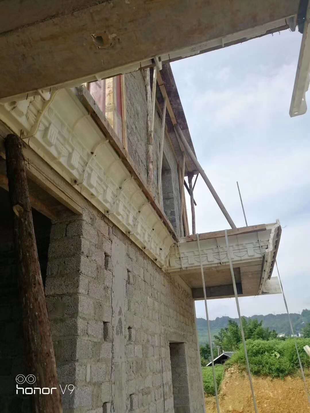 Concrete Eave Decorative Plastic Molds for Roof Edging Construction Formwork