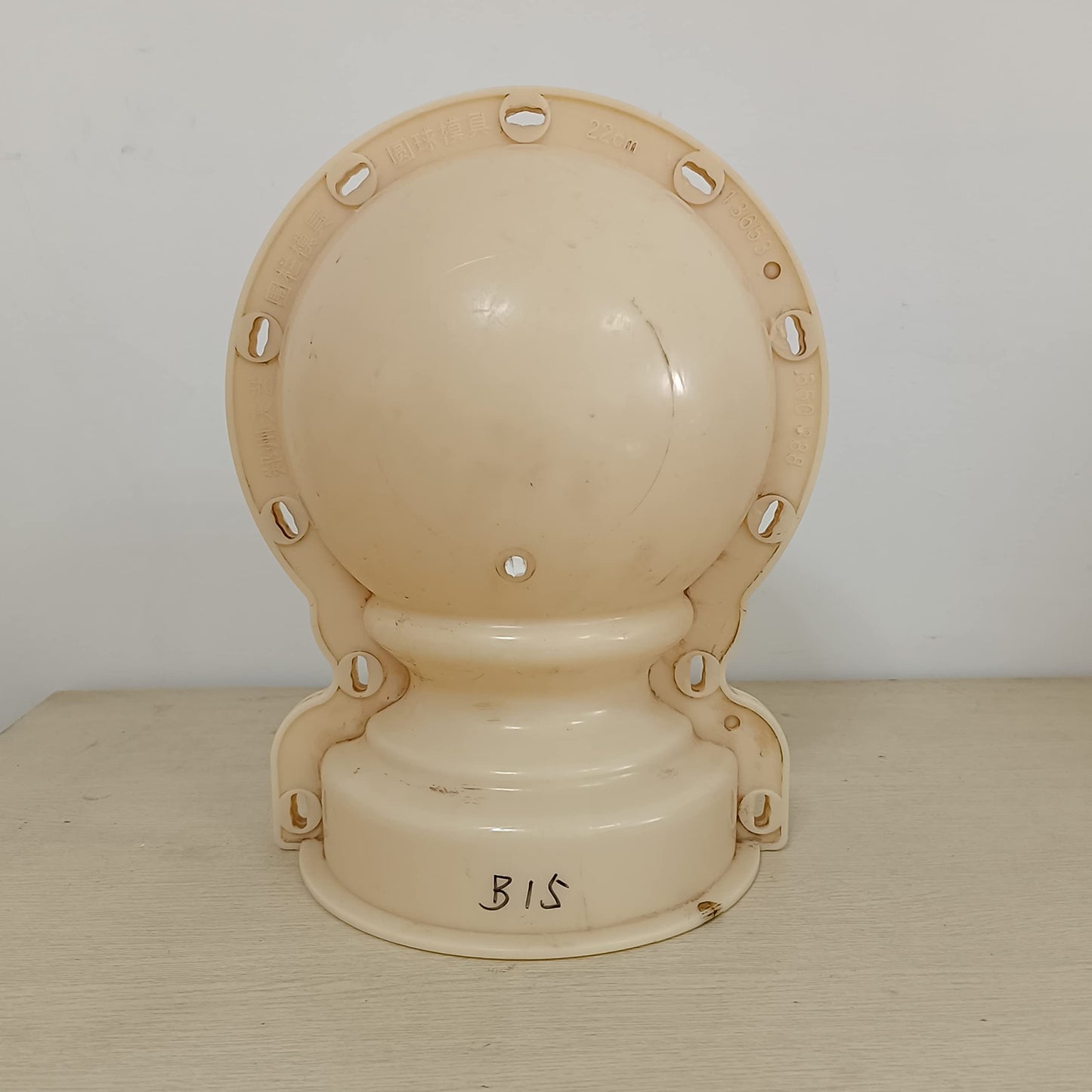 Reazone Molds Engineering Grade Material ABS Light Yellow Plastic Diameter 22cm Factory Price Low MOQ Railing Decoration