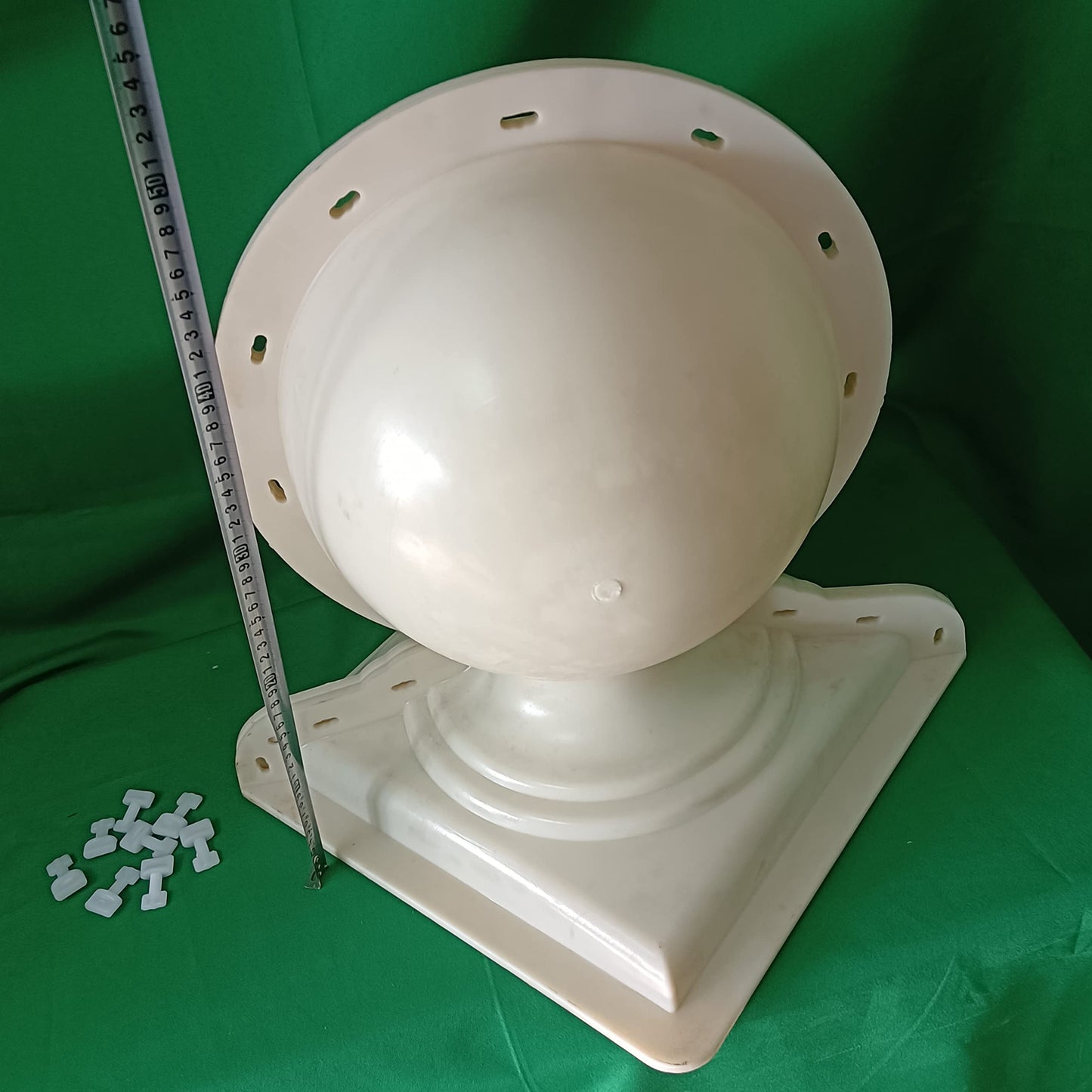 Reazone Molds Engineering Grade Material ABS Light Yellow Plastic Diameter 32cm Factory Price Low MOQ Railing Decora