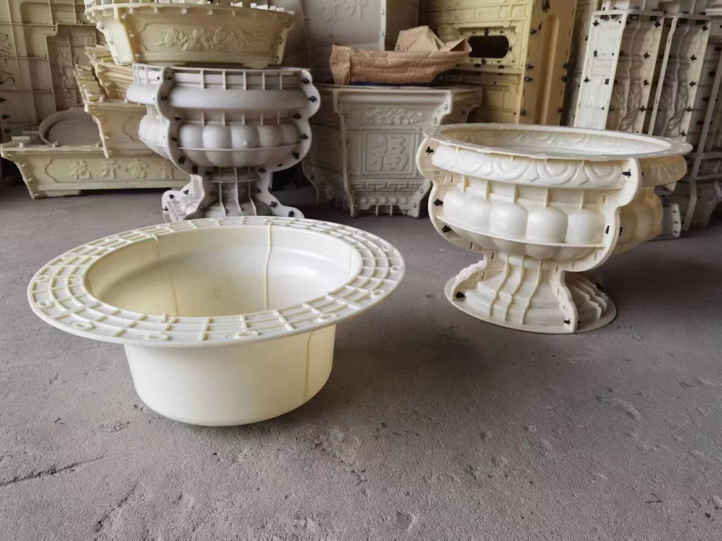Reazone ABS Diameter 60cm Plastic Precast Concrete Flower Pot Planter Molds for Sale