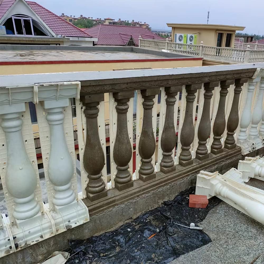 Roman Columns Railing Mold Balcony Fence Flower Bottle Armrest Cement Column Thick Model European Style Villa is Padded