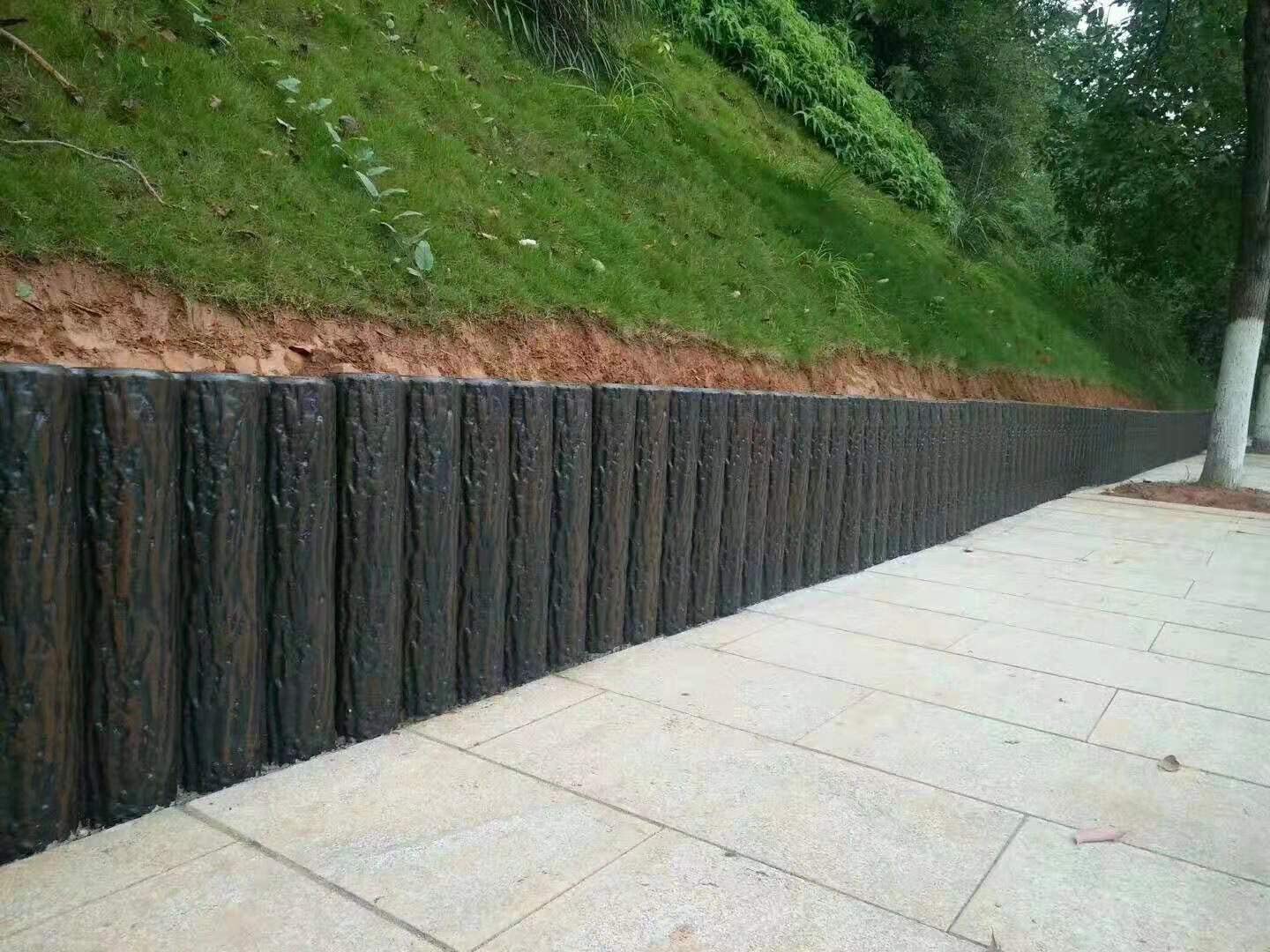 Reazone Molds High 40cm Precast Garden Decorative Concrete Landscape Edging Plastic Mold for Sale