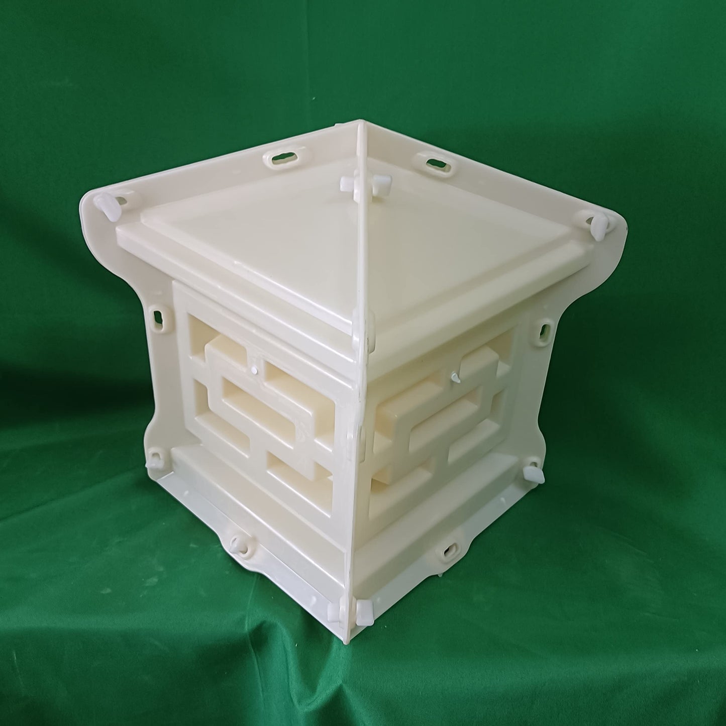 Lampshade mold cement self-made hollow lampshade abrasive fence large column ornaments courtyard gate pillar lampshade model