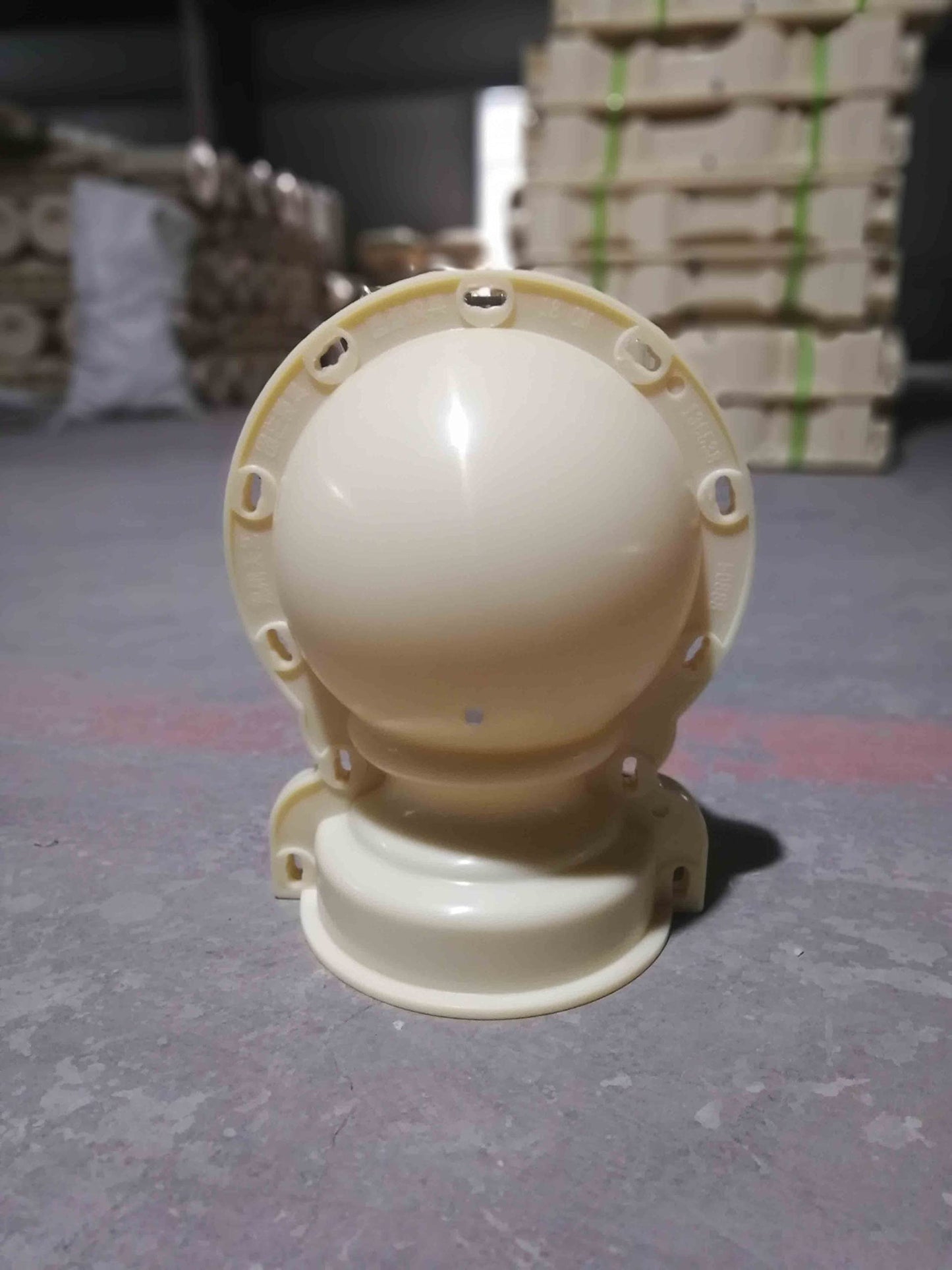 Reazone Molds Engineering Grade Material ABS Light Yellow Plastic Diameter 22cm Factory Price Low MOQ Railing Decoration