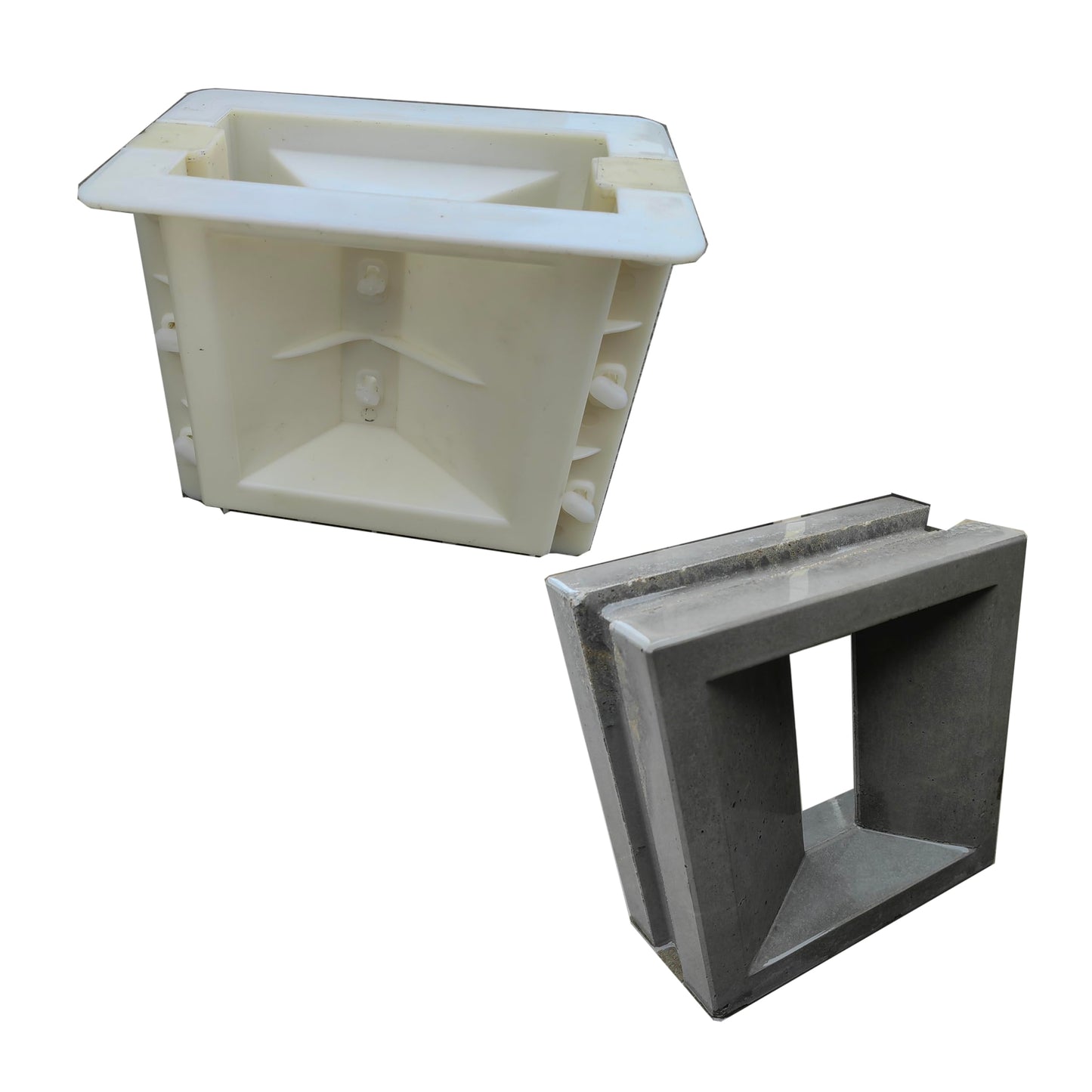 Cement net red double sided hollow brick plastic mold decoration decorative wall Concrete and Plastic Junction Box Enclosures, 20cm x 20cm x 10cm
