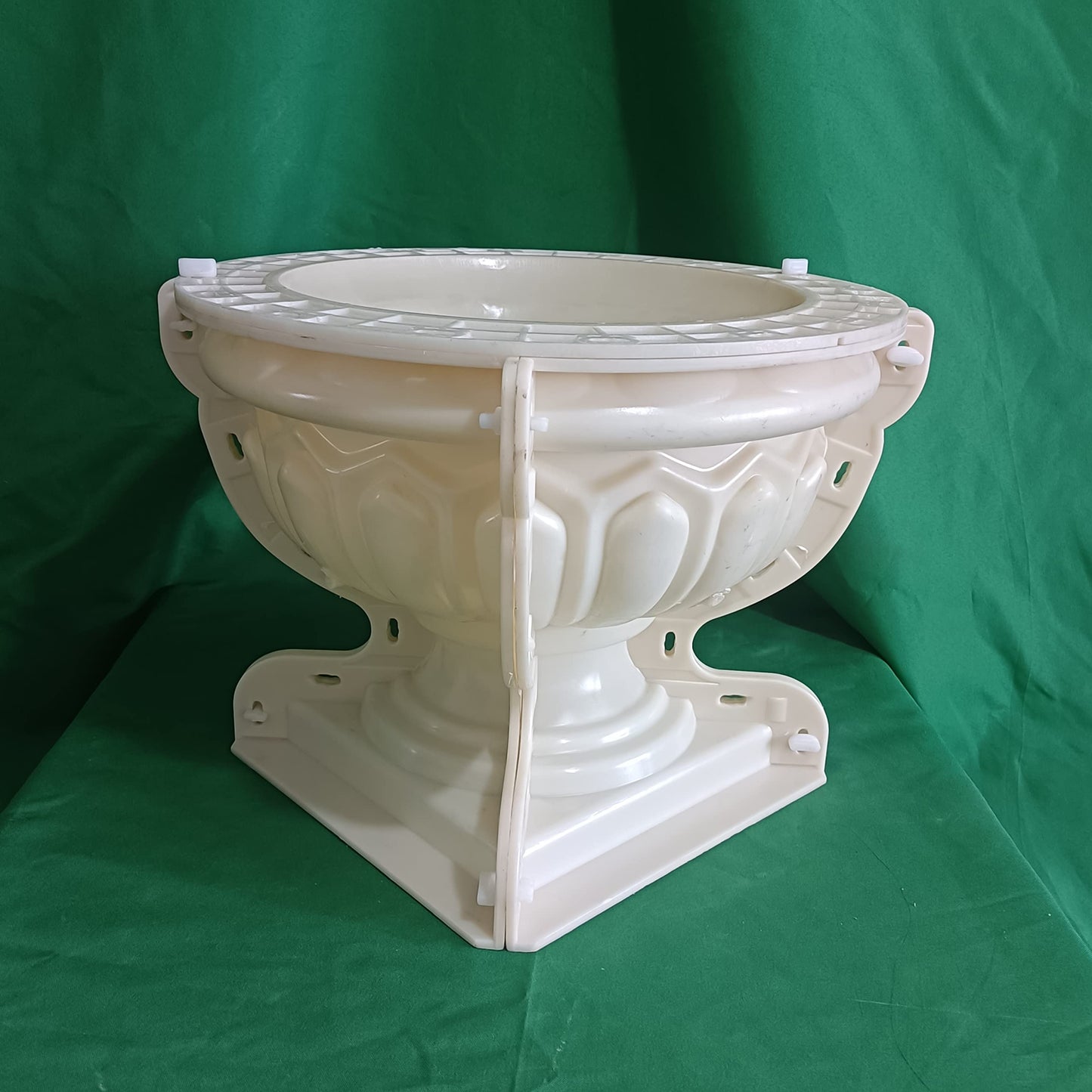 Reazone Molds Reazone ABS Plastic precast Concrete Flower Pot Planter molds for Sale White